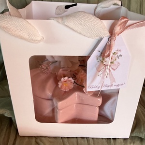 Anyák napjára Virággal díszített gyertya  - otthon & életmód - gyertya, illat, aroma - gyertya - Meska.hu