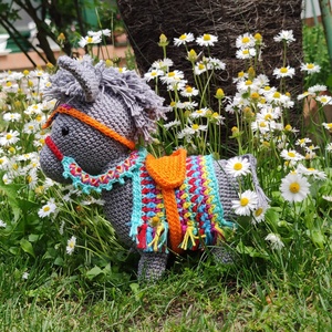 Pedro, a csacsi - amigurumi - játék & sport - plüssállat & játékfigura - más figura - Meska.hu