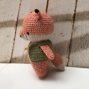 Róka koma - amigurumi - játék & sport - plüssállat & játékfigura - róka - Meska.hu
