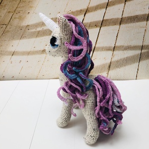 Unikornis hercegnő - amigurumi - játék & sport - plüssállat & játékfigura - unikornis - Meska.hu