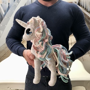 Unikornis hercegnő - amigurumi - játék & sport - plüssállat & játékfigura - unikornis - Meska.hu
