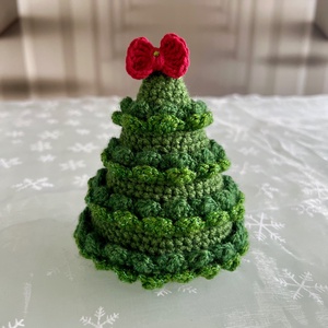 Horgolt karácsonyfa - amigurumi - karácsony - karácsonyi lakásdekoráció - karácsonyi lakásdíszek - Meska.hu