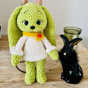 Benő nyuszi - amigurumi - játék & sport - plüssállat & játékfigura - nyuszi - Meska.hu