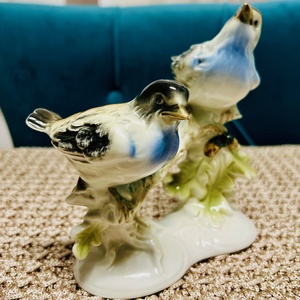 Vintage porcelán madarak - GDR - otthon & életmód - dekoráció - dísztárgy - Meska.hu