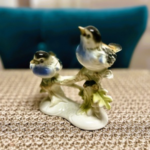 Vintage porcelán madarak - GDR - otthon & életmód - dekoráció - dísztárgy - Meska.hu