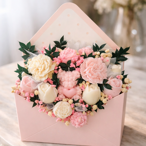 Szívből Küldve � boríték gyertyabox, Otthon & Életmód, Gyertya, illat, aroma, Gyertya, Gyertya-, mécseskészítés, MESKA