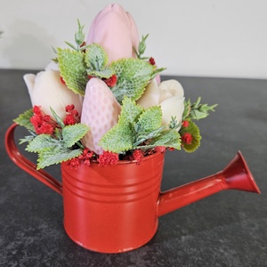 Tulipános tavaszi illatviasz locsolókannában, Otthon & Életmód, Gyertya, illat, aroma, Gyertya, Gyertya-, mécseskészítés, MESKA