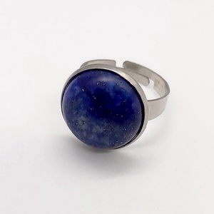 Lapis lazuli gyűrű, Ékszer, Gyűrű, Kerek gyűrű, Ékszerkészítés, MESKA