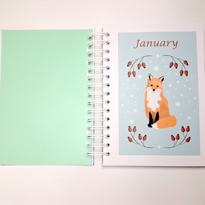 Pillangós határidőnapló 2026 - otthon & életmód - papír, írószer - jegyzetfüzet & napló - Meska.hu