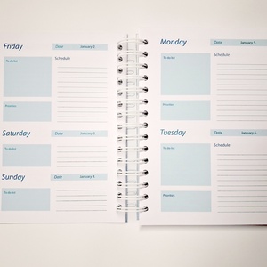 Pillangós határidőnapló 2026 - otthon & életmód - papír, írószer - jegyzetfüzet & napló - Meska.hu