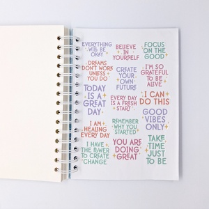 Wellbeing journal - otthon & életmód - papír, írószer - jegyzetfüzet & napló - Meska.hu