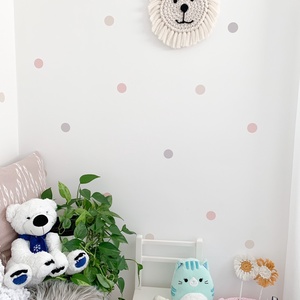 gyerekszobai fali dekoráció, horgolt jegesmaci - otthon & életmód - dekoráció - fali és függő dekoráció - falra akasztható dekor - Meska.hu