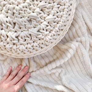 horgolt párna (kör alakú) - otthon & életmód - lakástextil - párna & párnahuzat - Meska.hu