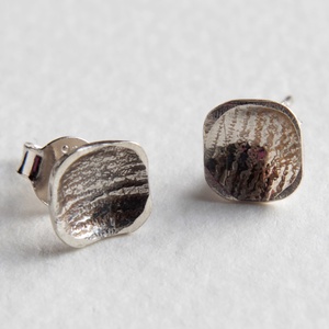 Boróka ezüst fülbevaló - ékszer - fülbevaló - pötty fülbevaló - Meska.hu