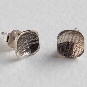 Boróka ezüst fülbevaló - ékszer - fülbevaló - pötty fülbevaló - Meska.hu