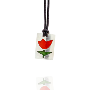 Ezüst Tulipán, Ékszer, Nyaklánc, Medál, , MESKA