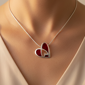 Szívek - ékszer - nyaklánc - medál - Meska.hu