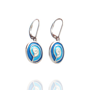 SilverColor Csiga Fülbevaló - ékszer - fülbevaló - lógó fülbevaló - Meska.hu