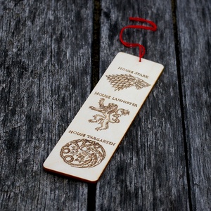 Trónok harca könyvjelző - Meska.hu