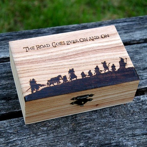 Gyűrűk ura doboz - Meska.hu