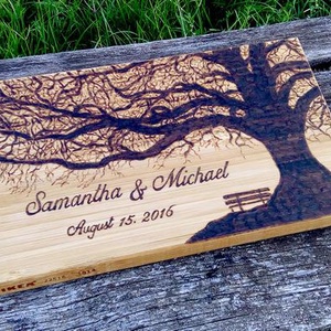 Esküvői emlék -személyre szabott ajándék., Esküvő, Emlék & Ajándék, Nászajándék, Gravírozás, pirográfia, MESKA