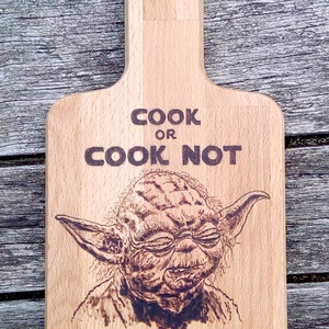Yoda vágódeszka - otthon & életmód - konyhafelszerelés, tálalás - Meska.hu