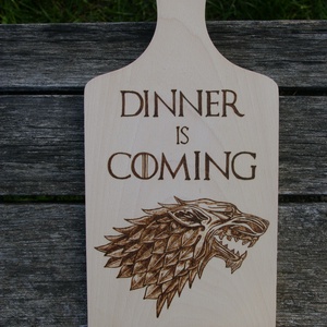 Trónok harca vágódeszka, Otthon & Életmód, Konyhafelszerelés, tálalás, Sütés, főzés, Vágódeszka, Gravírozás, pirográfia, MESKA