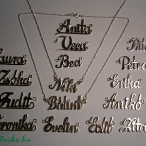 Niki névkolié(Carrie lánc,neves nyaklánc) -  - Meska.hu