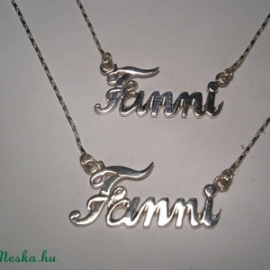 Fanni névkolié(Carrie lánc,neves nyaklánc) -  - Meska.hu