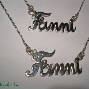 Fanni névkolié(Carrie lánc,neves nyaklánc) -  - Meska.hu