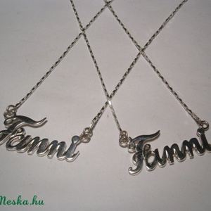 Fanni névkolié(Carrie lánc,neves nyaklánc) -  - Meska.hu