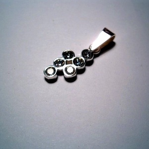 Köves ezüst medál - ékszer - nyaklánc - medál - Meska.hu