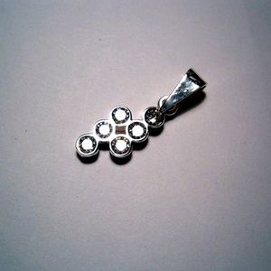 Köves ezüst medál - ékszer - nyaklánc - medál - Meska.hu