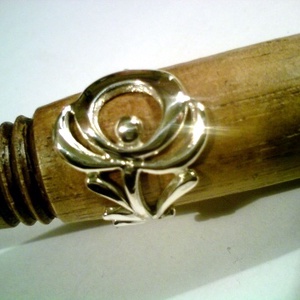 Kalocsai virágos gyűrű(1)  - ékszer - gyűrű - figurális gyűrű - Meska.hu