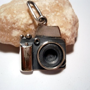 Fényképezőgép medál, Ékszer, Nyaklánc, Medál, Ékszerkészítés, Ötvös, MESKA