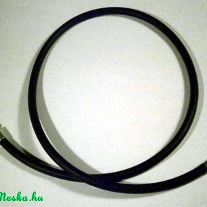 Kaucsuk nyaklánc ezüst véggel(5) -  - Meska.hu