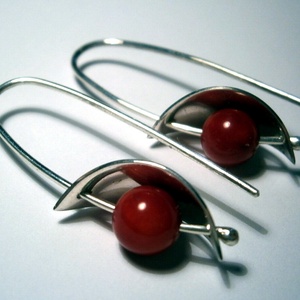 Korall fülbevaló -  - Meska.hu