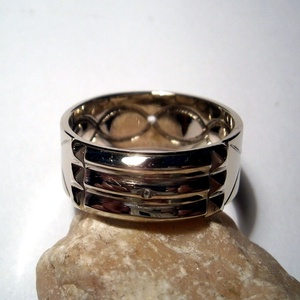 Atlantiszi gyűrű fehér aranyból -  - Meska.hu