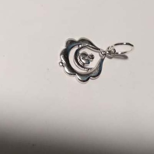 Magyar mintás medál ezüstből - ékszer - nyaklánc - medál - Meska.hu