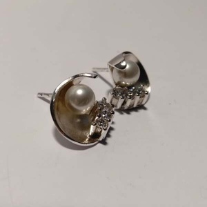 Gyöngyös fülbevaló ezüstből - ékszer - fülbevaló - lógó fülbevaló - Meska.hu