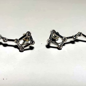 Göncölszekér fülbevaló, Ékszer, Fülbevaló, Fülékszer, Ékszerkészítés, Ötvös, MESKA