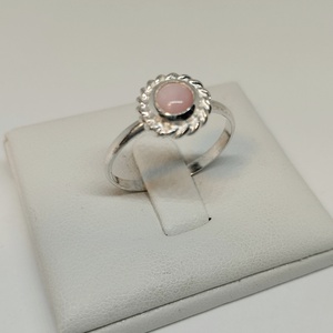 Rózsaopál ezüst gyűrű, , Ékszerkészítés, Ötvös, MESKA