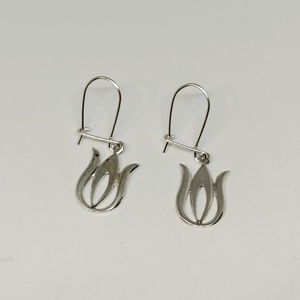 Ezüst fülbevaló, Ékszer, Fülbevaló, Lógó fülbevaló, , MESKA