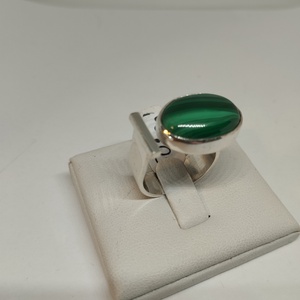 Malachit köves ezüst szett - ékszer - ékszerszett - Meska.hu