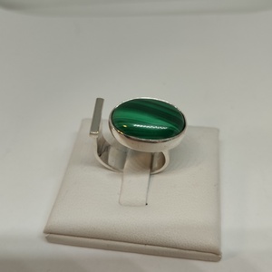 Malachit köves ezüst szett - ékszer - ékszerszett - Meska.hu