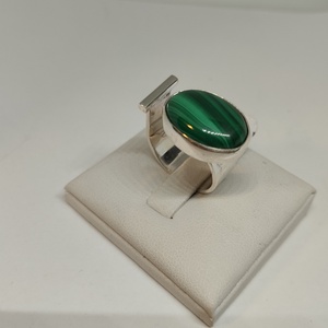 Malachit köves ezüst szett - ékszer - ékszerszett - Meska.hu