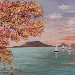 Balaton ősszel  - Meska.hu