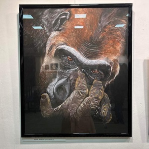 Tekintet - művészet - festmény - akril - Meska.hu