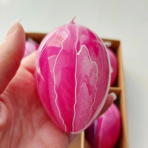 Húsvéti tojás 6 db-os szett rózsaszín-fehér - otthon & lakás - dekoráció - dísztárgy - Meska.hu