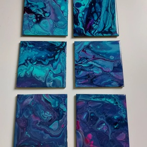 Poháralátét - Galaxis  - otthon & életmód - dekoráció - asztal és polc dekoráció - asztaldísz - Meska.hu